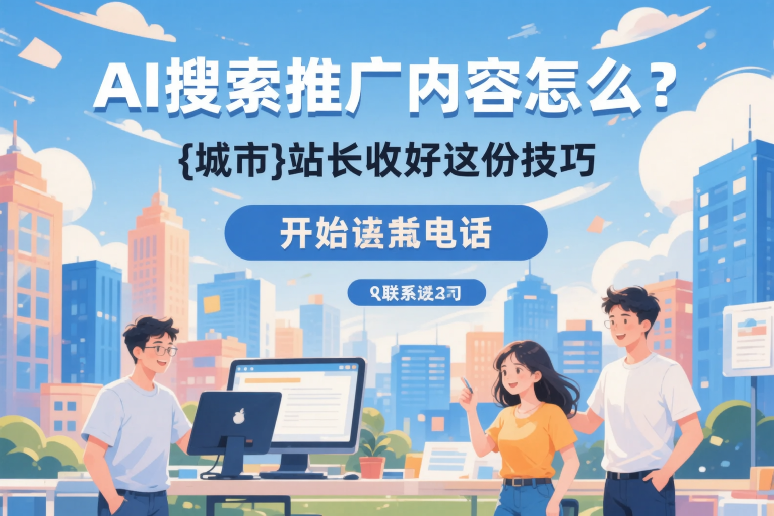 AI搜索推广内容怎么写？通辽站长收好这份技巧
