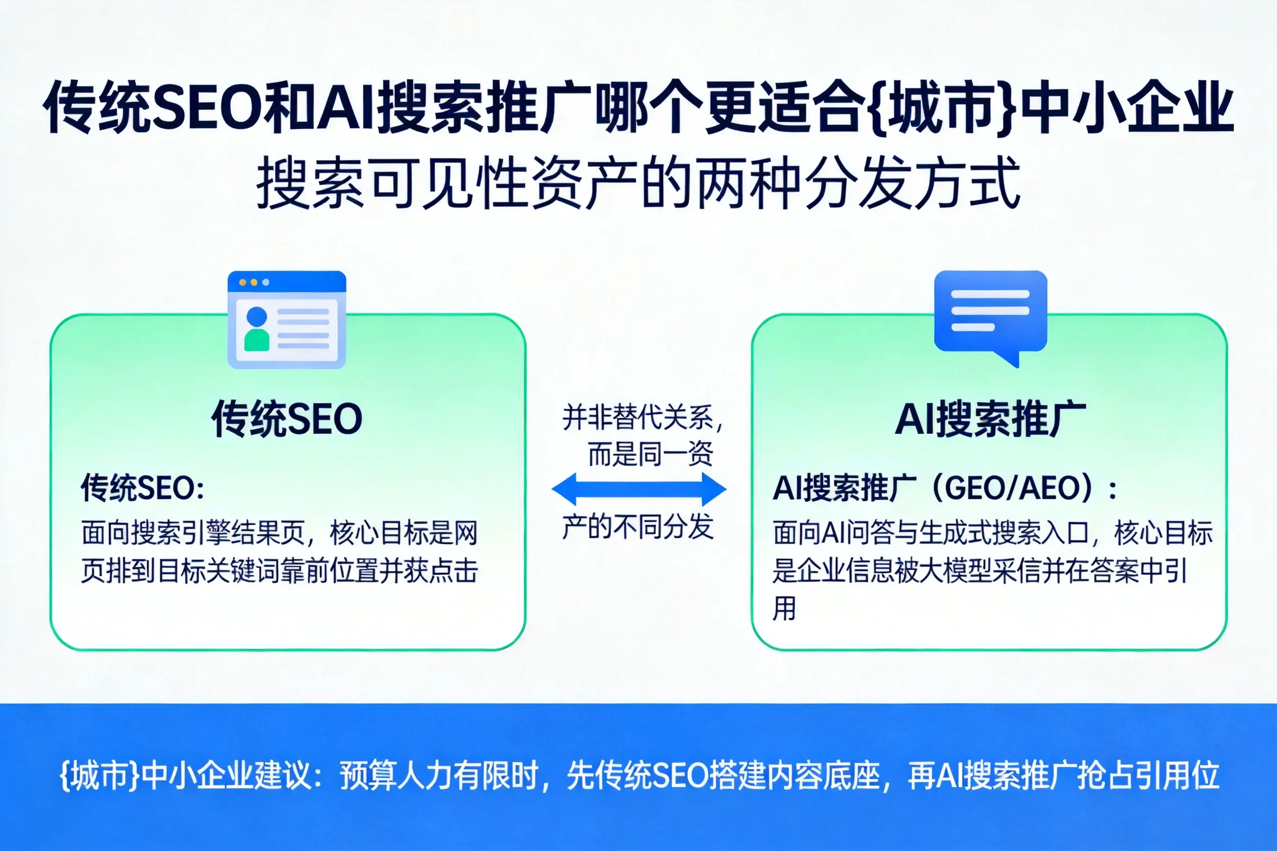 传统SEO和AI搜索推广哪个更适合通辽中小企业