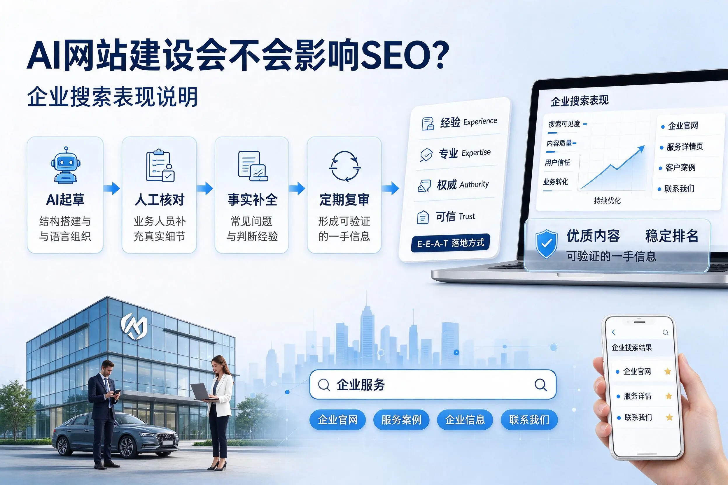 AI网站建设会不会影响SEO?通辽企业搜索表现说明