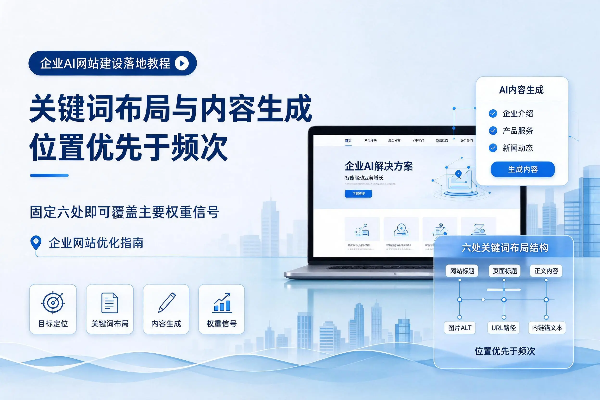 通辽企业AI网站建设落地教程：关键词布局与内容生成
